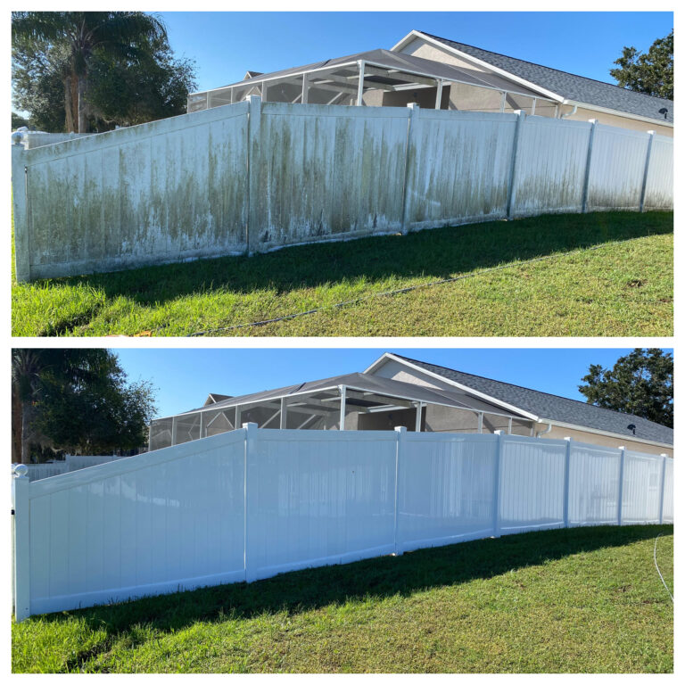 Vinyl Fence Cleaning tampa florida